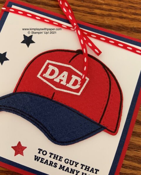 Hats Off Father's Day Card - Kim Plays with Paper