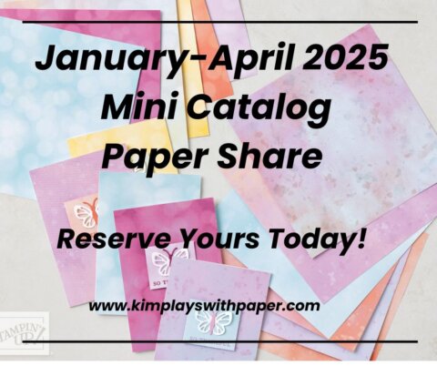 Mini Catalog Paper Share Reservations - Kim Plays with Paper